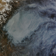 Satellite image of the Sichuan basin on January 23, 2014.